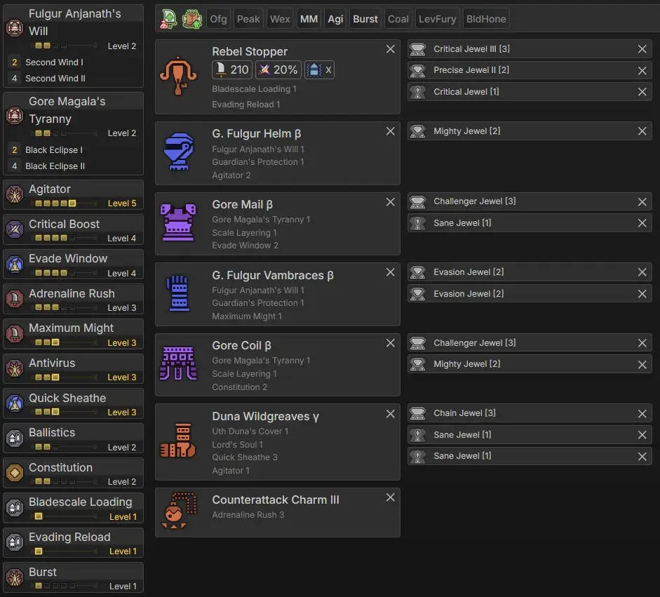 Craftable Wilds Light Bowgun Spread Meta Set