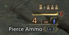 Wilds Bowgun UI elements